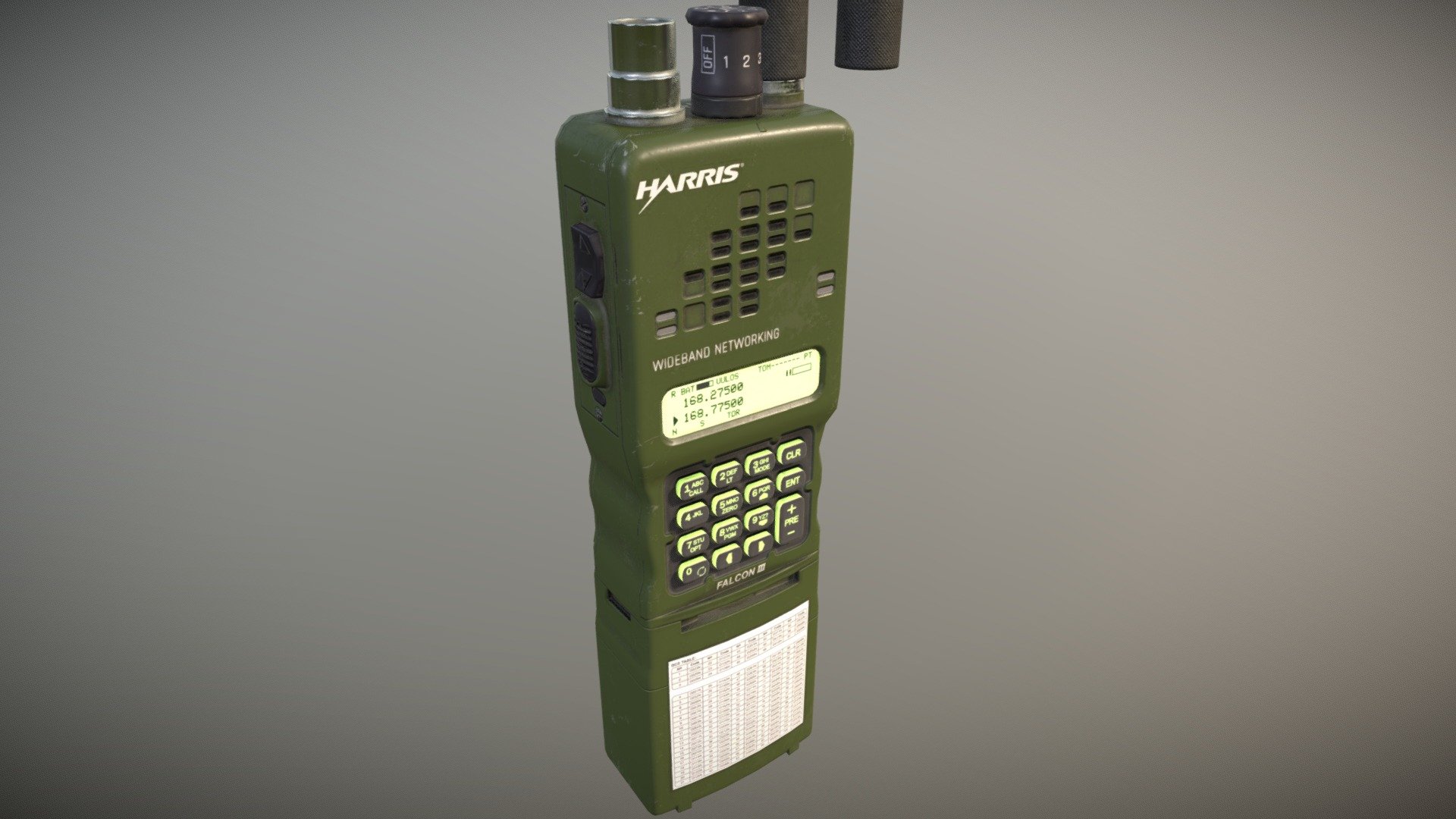 AN / PRC-152A Radio - 3D model by haluk_sarnel (@haluk_sarnel) [ee623a2 ...