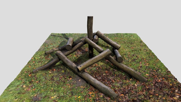 Log climbing 3D Model