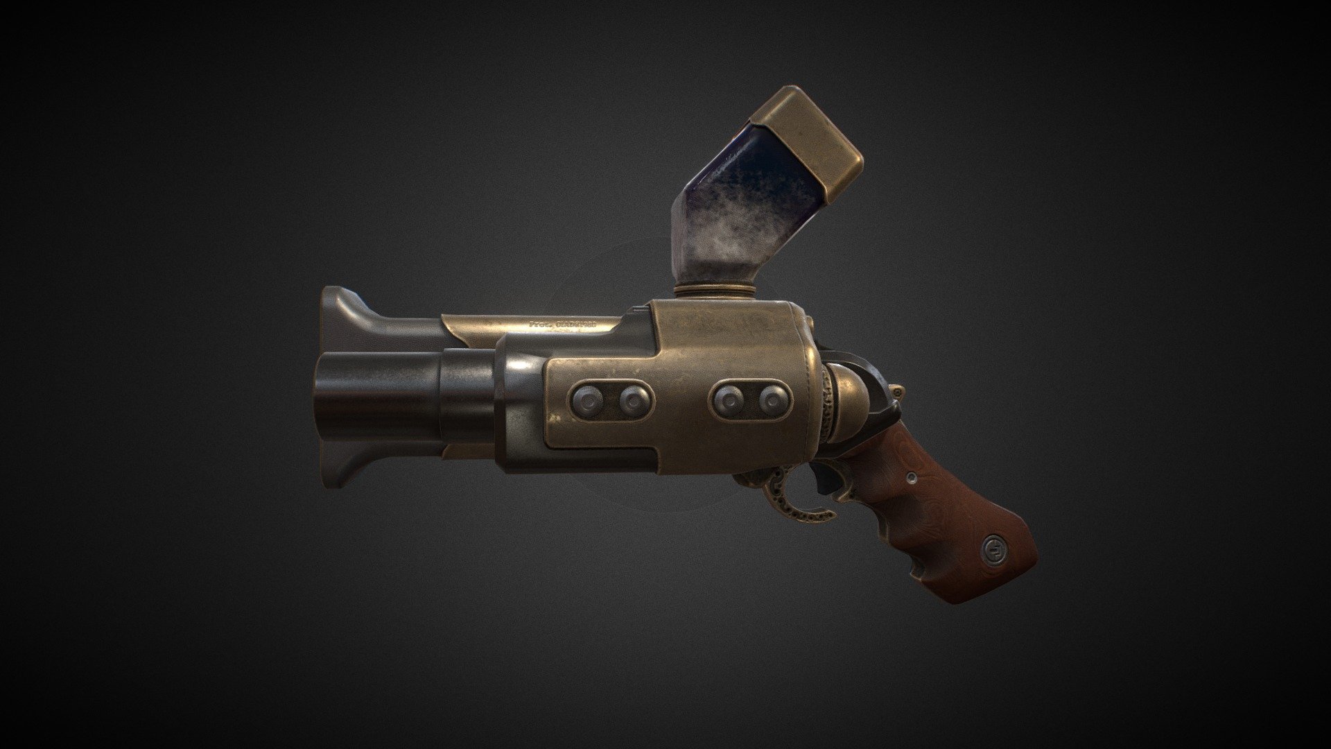 ArtStation - Spanish Miquelet Blunderbuss Pistol