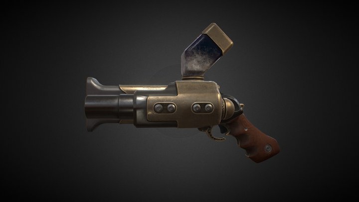 Sci-fi Gun 3D Model