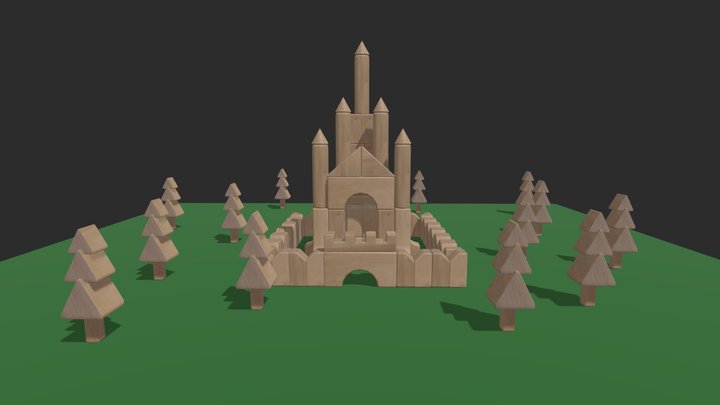 Swan_Solomon_UnitBlock_Castle 3D Model