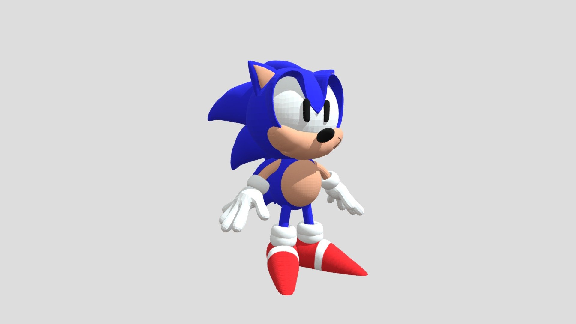 Sonic Adventure - Classic Sonic - Download Free 3D model by  Classic_Sonic_Lover (@Classic_Sonic_Lover) [233b271]