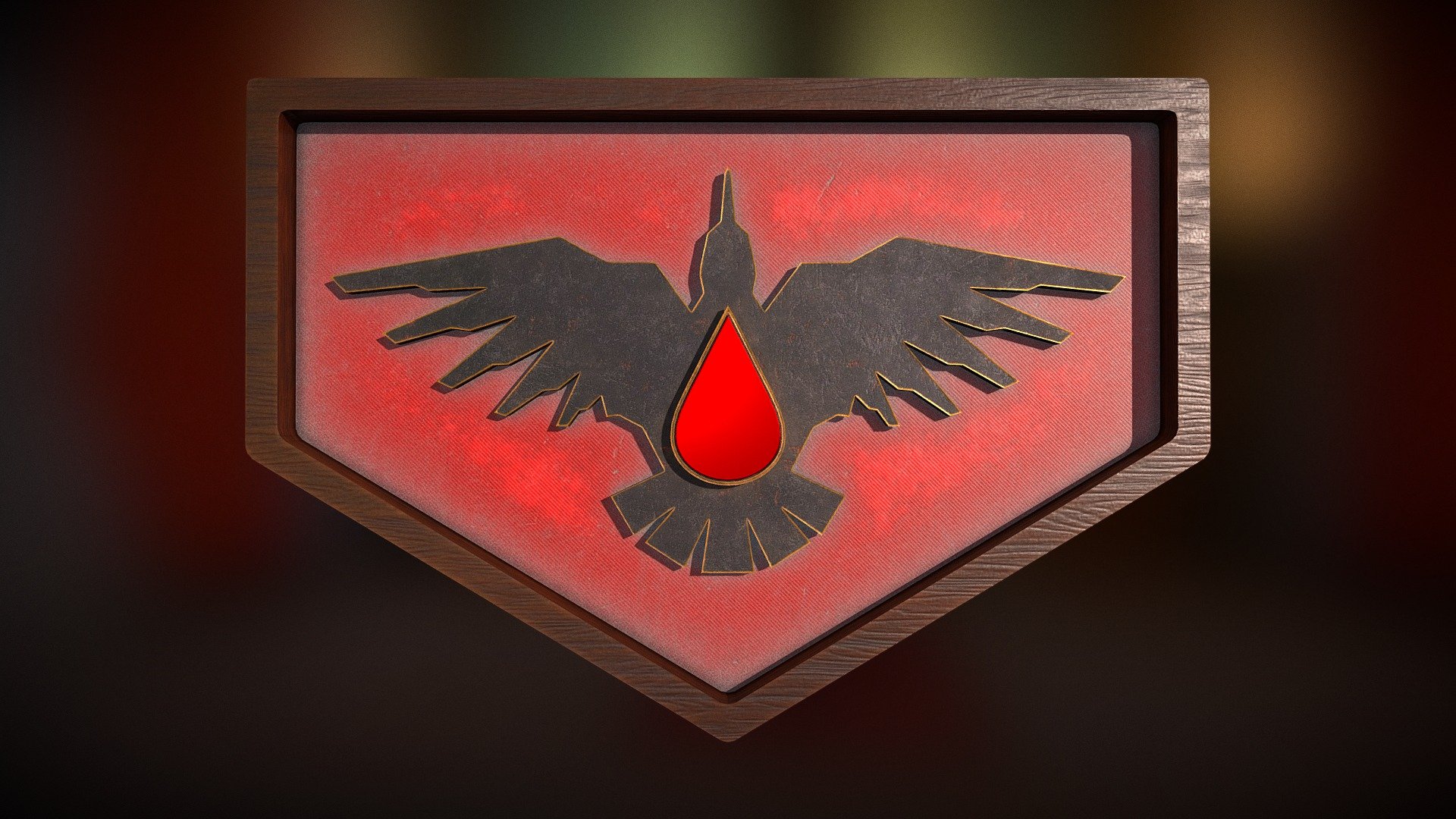 Ravens logo | 3D model
