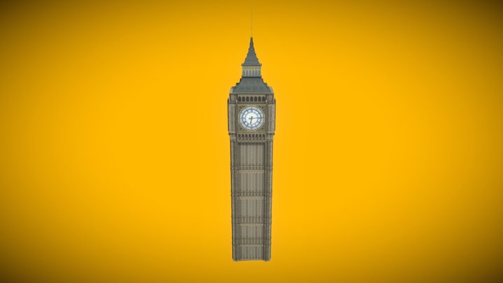 clock tower 3D Model
