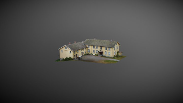 Våle prestegård hovedbygning / Våle parsonage 3D Model