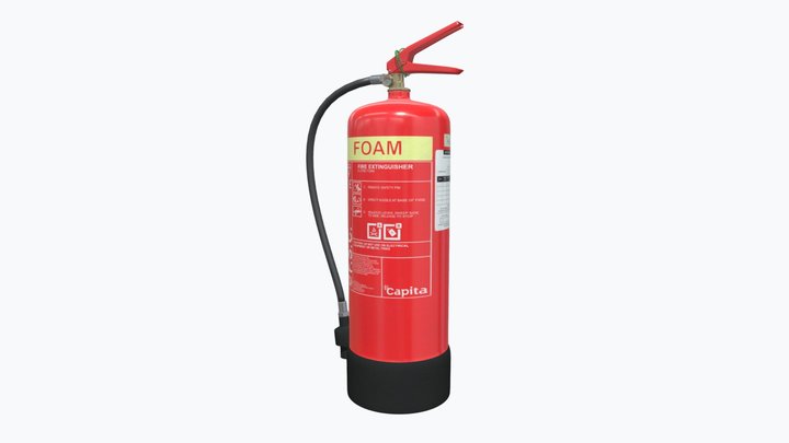 Foam Extinguisher (UK) 3D Model