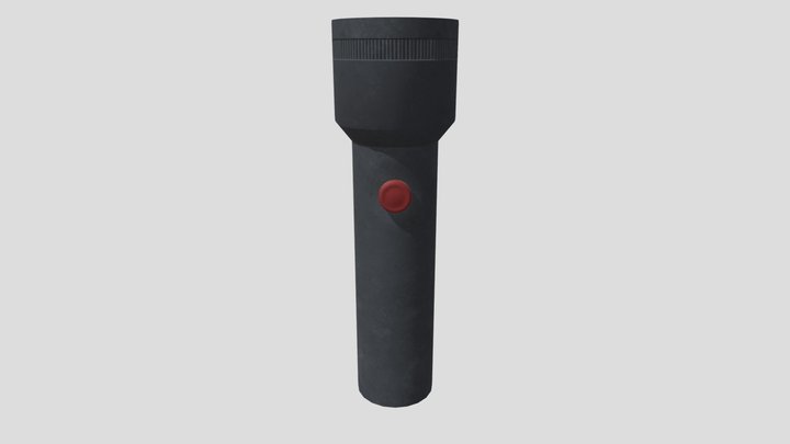 Simple Flashlight 3D Model