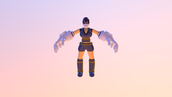 Robolady 3D Model