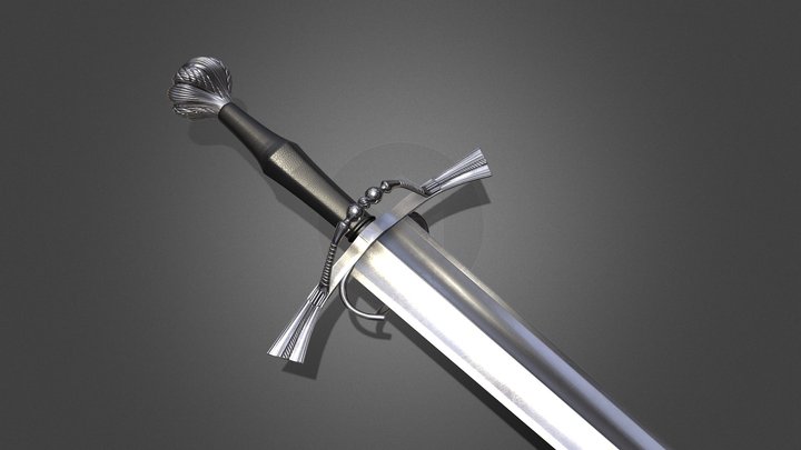 16th century Bastard Sword (Tod's Stuff) – Free 3D Model STL