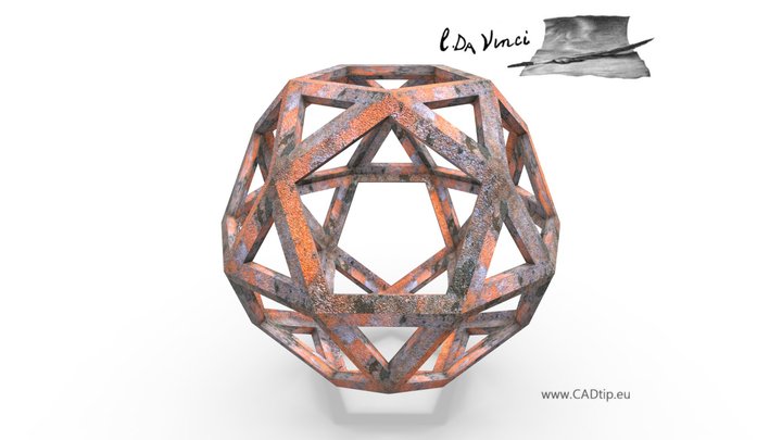 Dodecaedron Apotetmimenon Cenon 3D Model