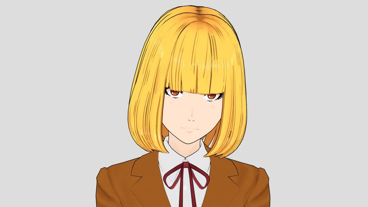 Hana Midorikawa 3D Model