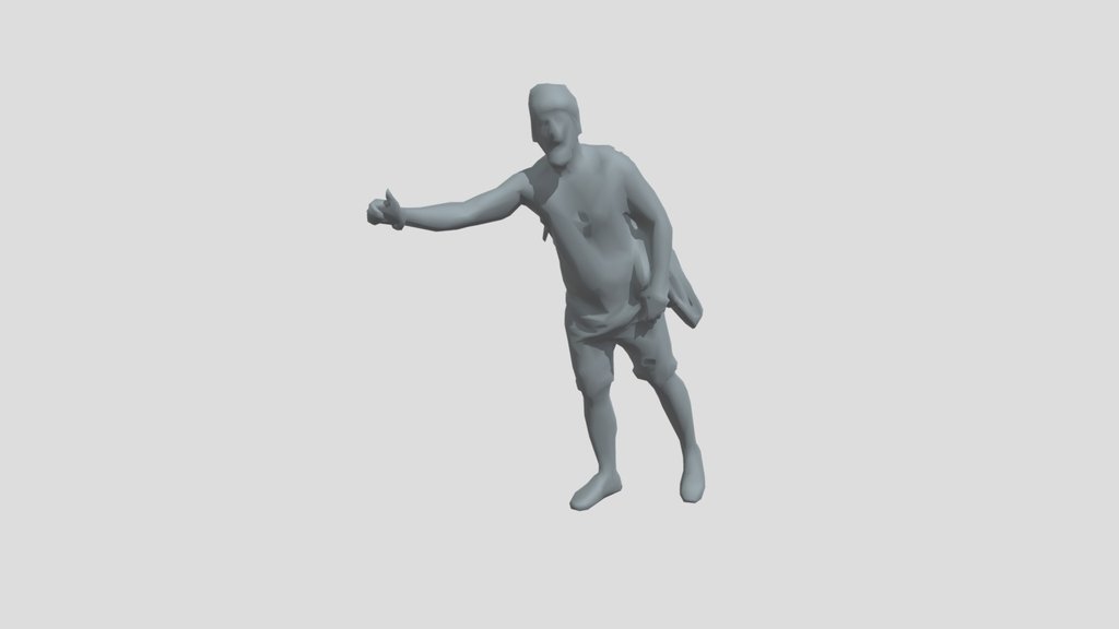 Lowpoly Male Standing