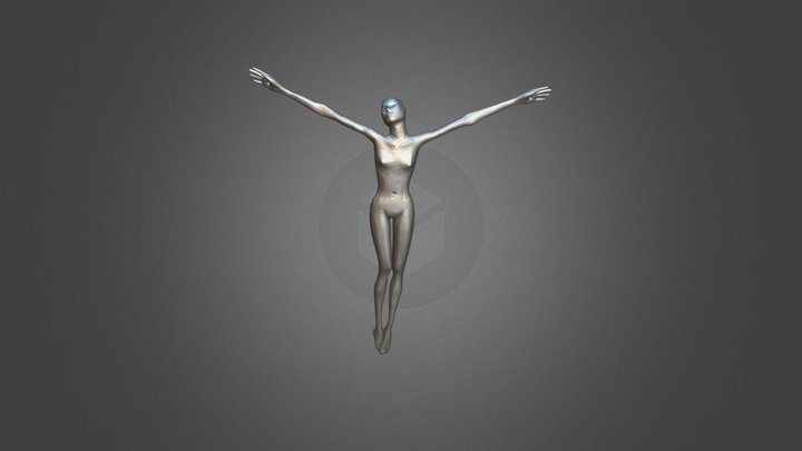 Crucified 3D Model