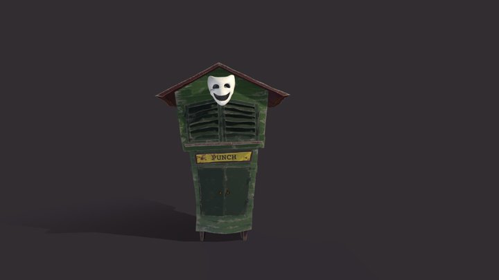Puppet theater 3D Model