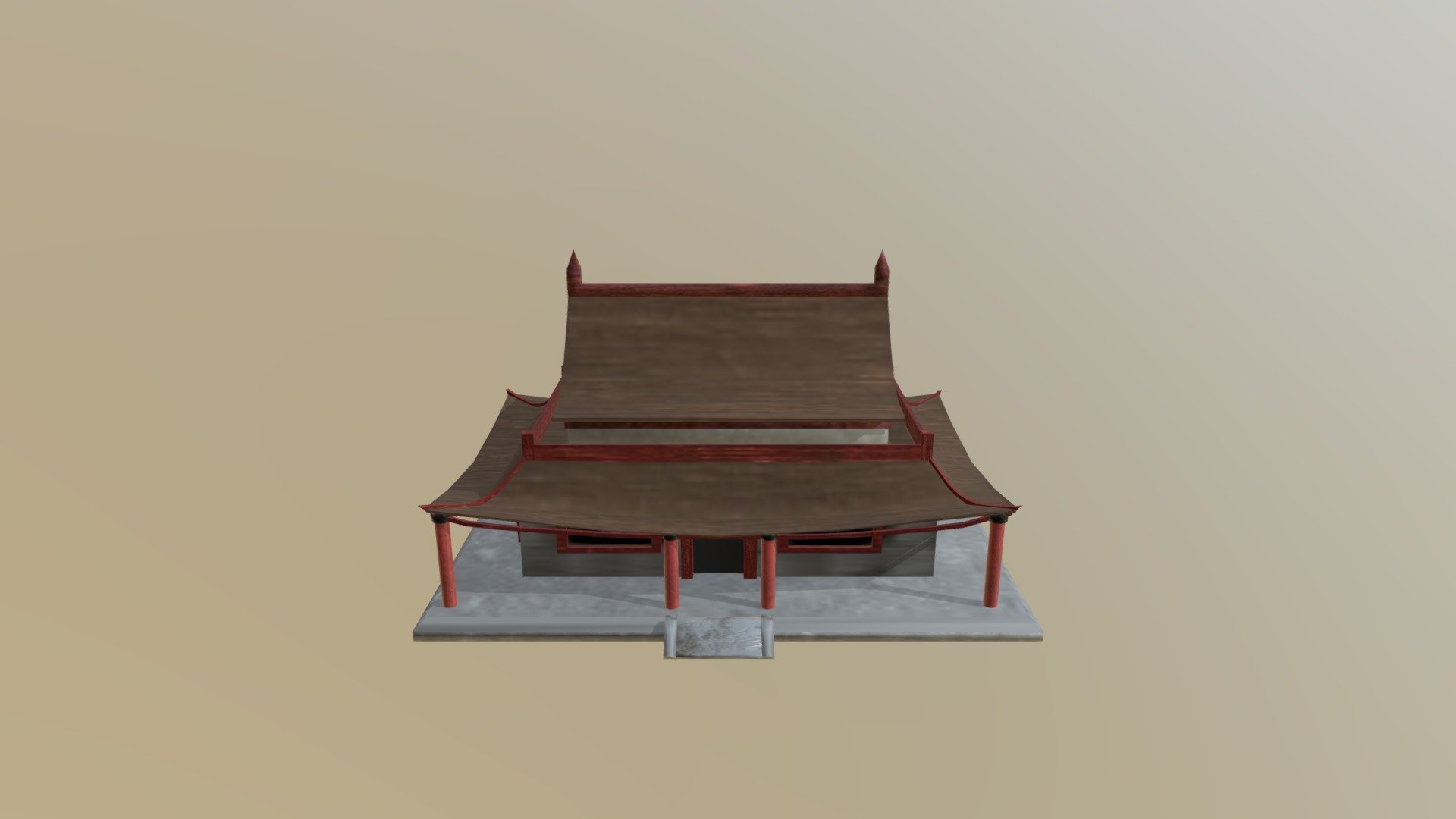 chinese housev2 - 3D model by Kaylee (@Kaylayla) [ee6ec32] - Sketchfab