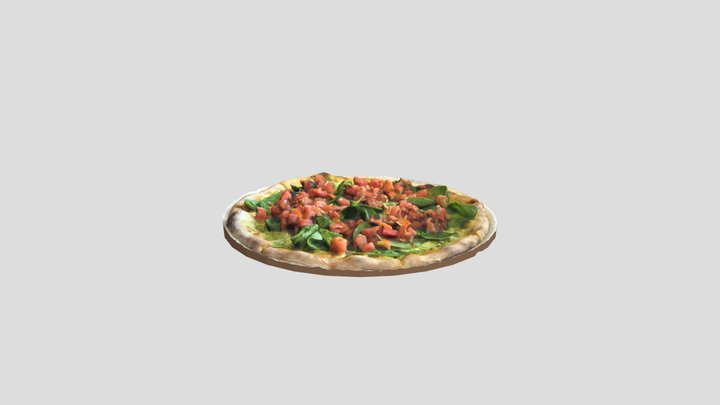 Pizza photogrammetry with PhotogramTree beta 3 3D Model
