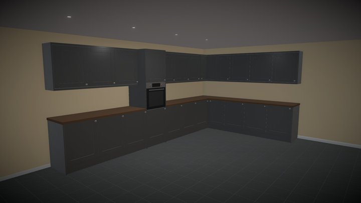 Kitchen Units 3D Model