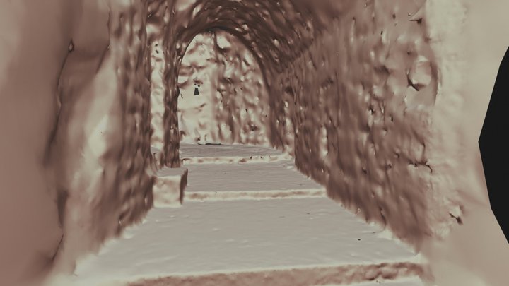 Eski Mardin Abbara Merdiveni 3D Model
