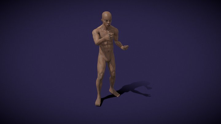 Base Male Character 3D Model