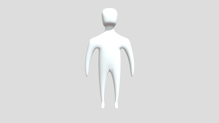Person Template Rigged 3D Model