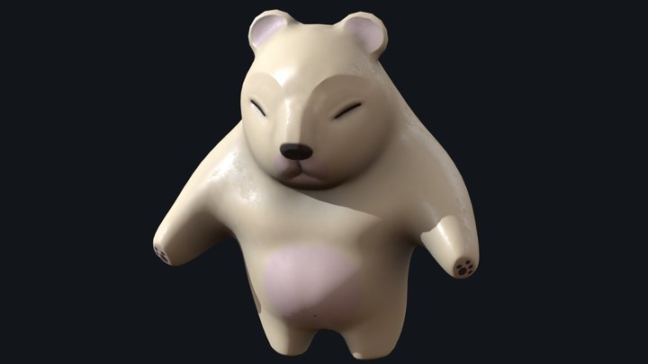 Bear Figure 3D Model