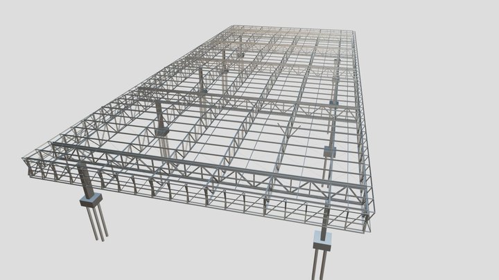 Feira da Promissão - Projeto Estrutural 3D Model