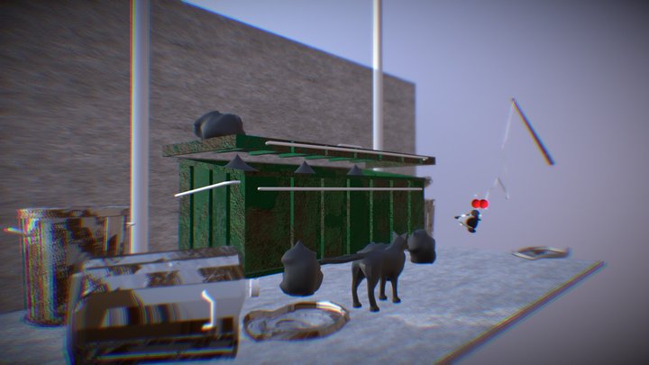 trash bins 3D Model