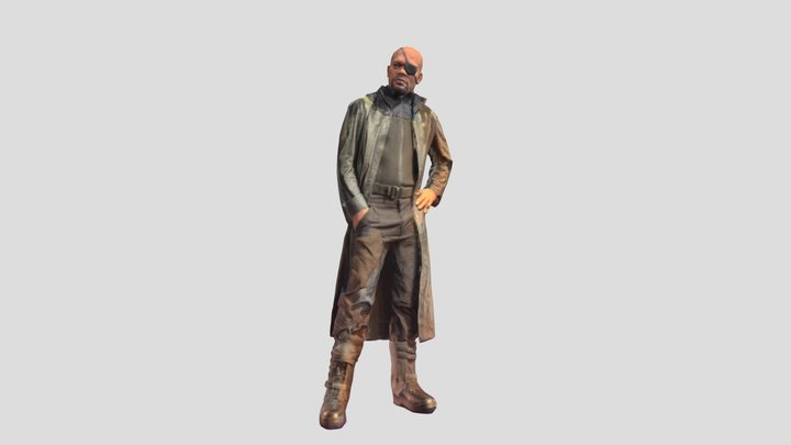 Samuel Jackson (Nick Fury) (Avengers) – Modelo 3D gratuito STL
