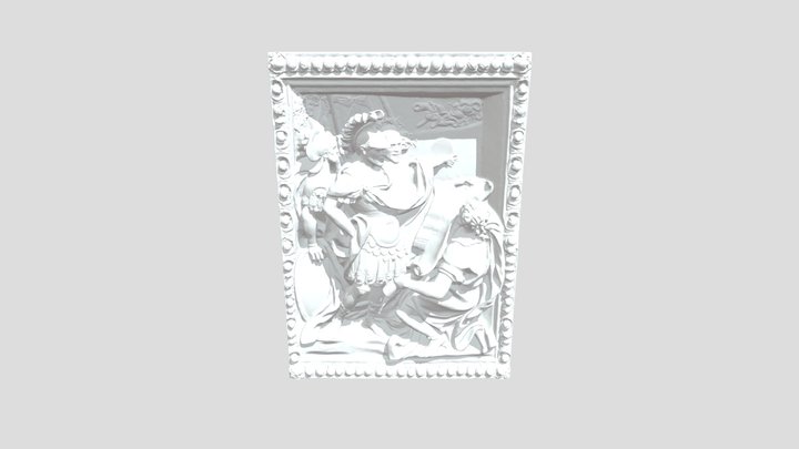 estatua di trevi 3D Model