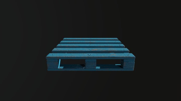 Wooden Pallet 3D Model