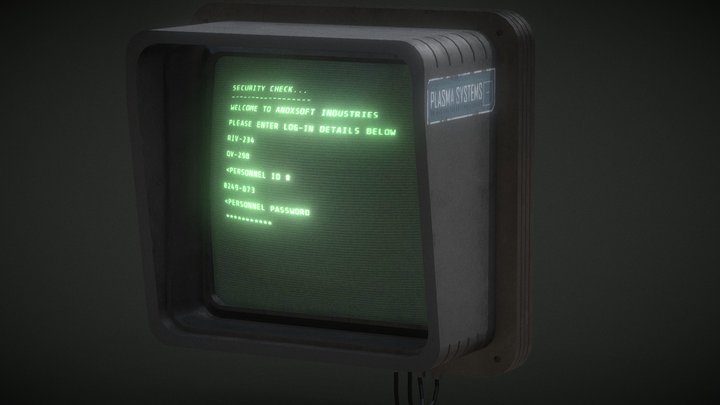 Game Ready: Wall Terminal 3D Model