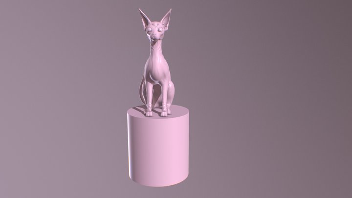 Third Eye Cat 3D Model