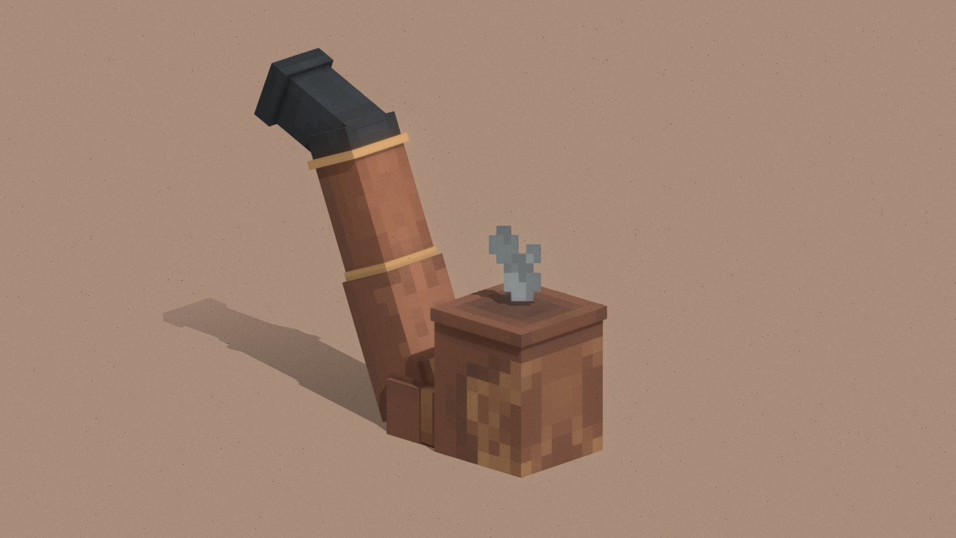 Minecraft - Vice's Pipe Model - 3D model by Ahmet Arıkan | PixelRen ...