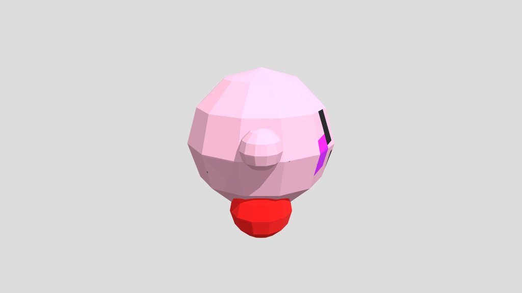 Kirby (body parts broken)