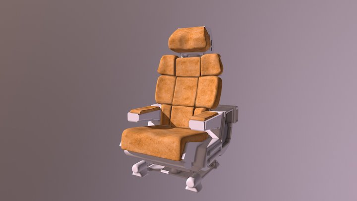 Sci Fi Seat 3D Model
