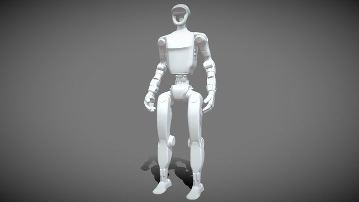 Unitree g1 edu u2 (No Rigged bone) – Modello 3D gratuito STL