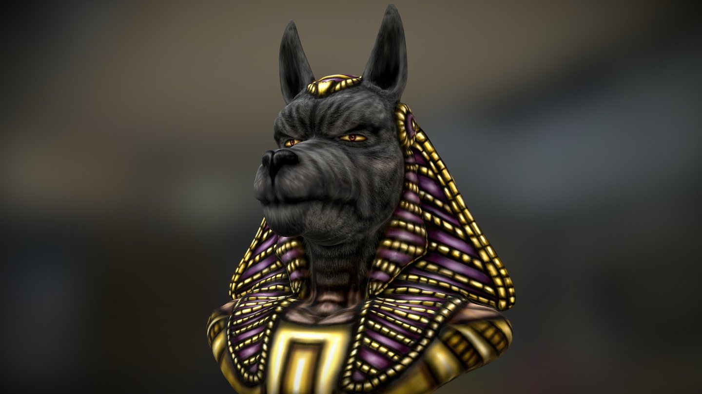 Anubis Download Free 3d Model By Fpernudo [ee75a8a] Sketchfab