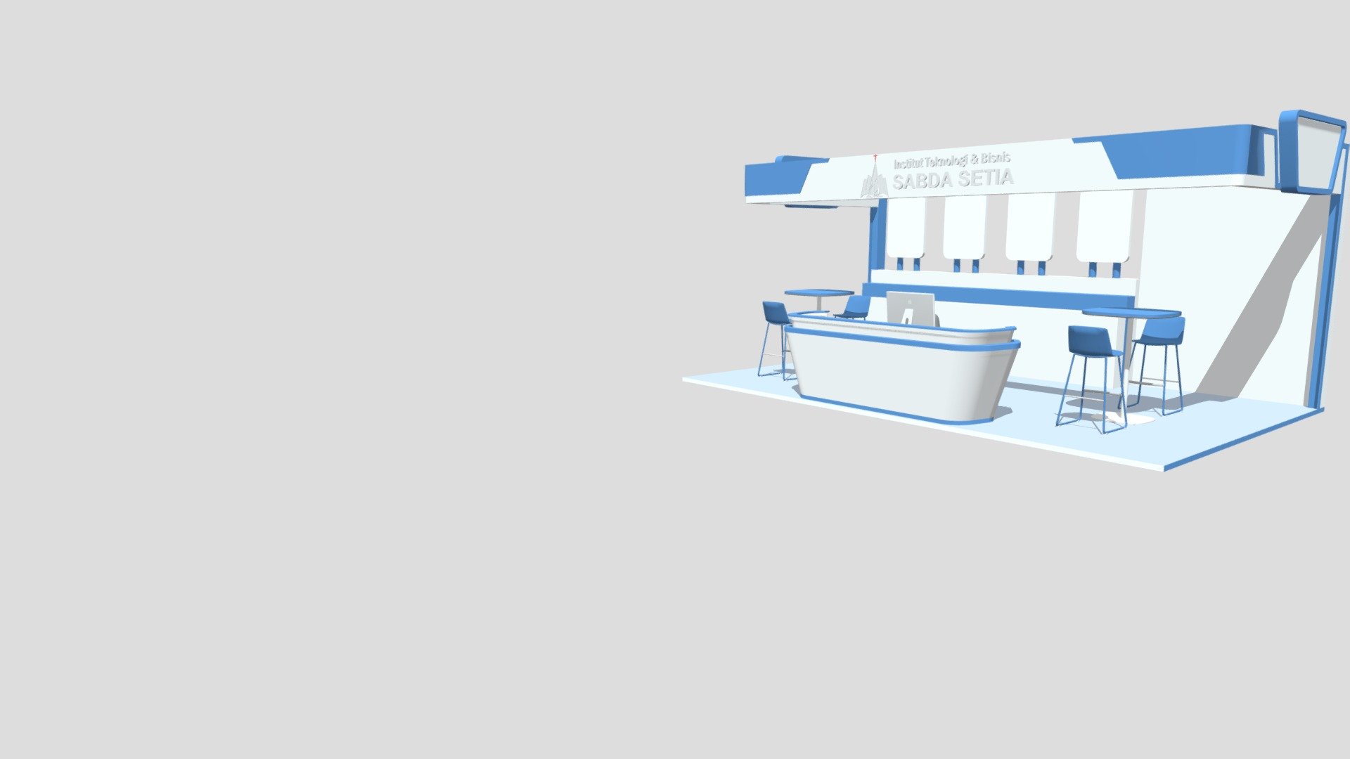 Itbss Booth - Download Free 3D model by Kaychanne (@michellaanastasya ...