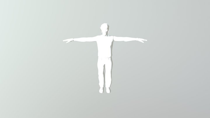 player for a game 3D Model