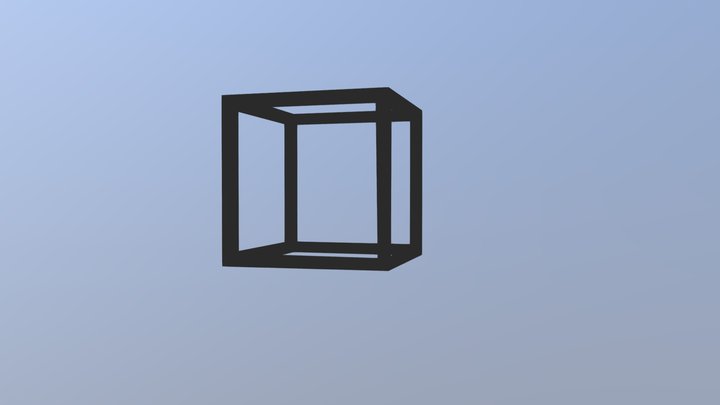 Escher Cube 3D Model