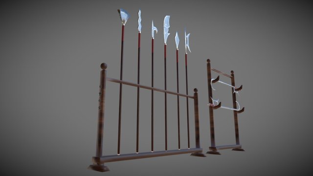 Kung-Fu_Weapons 3D Model