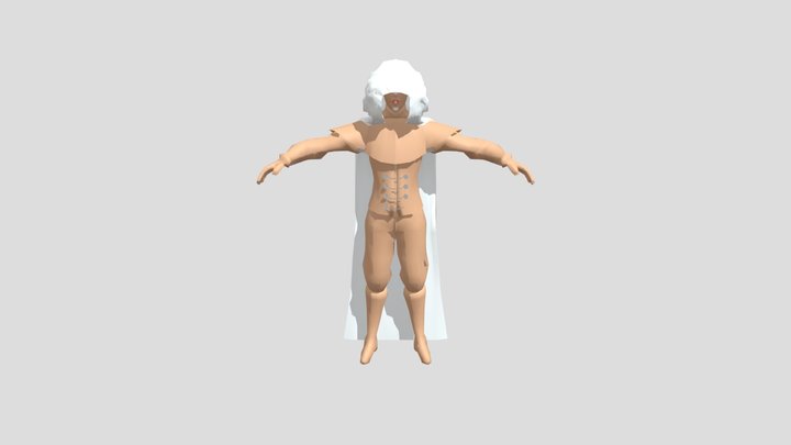 Magician Humanoid 3D Model