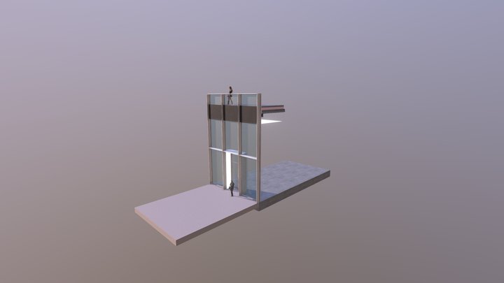 BAY MOCKUP ILLUMNATED 3D Model