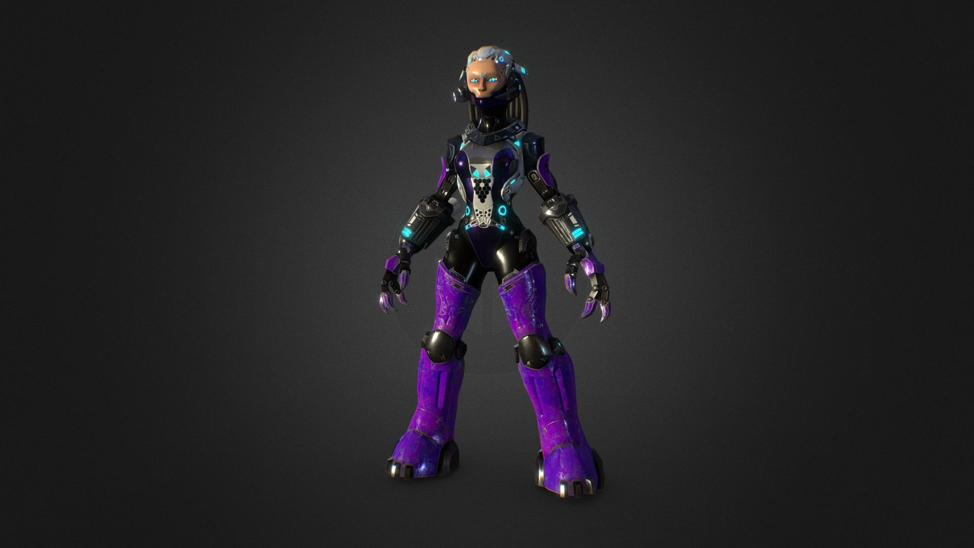 3D Retextured character V2