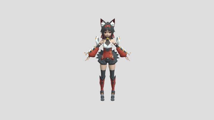 Nekomiya By Ghost73 3D Model