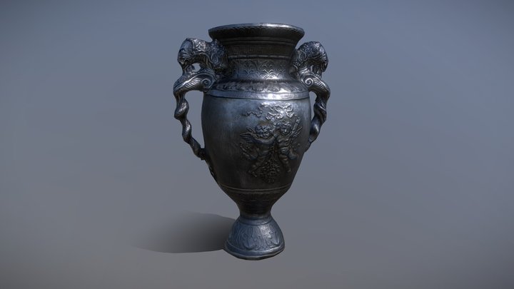 Giant iron vase - Photogrammetry 3D Model