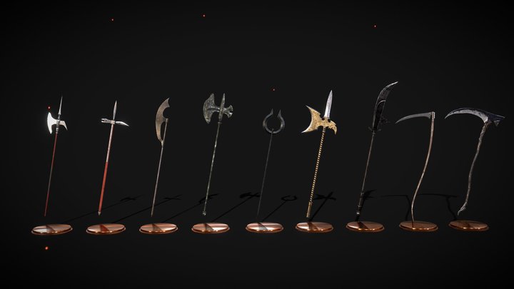 Dark Souls - Halberds 3D Model