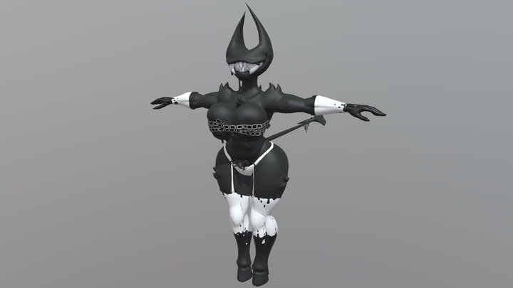 Beast Darling retexturisado ropa separada. 3D Model