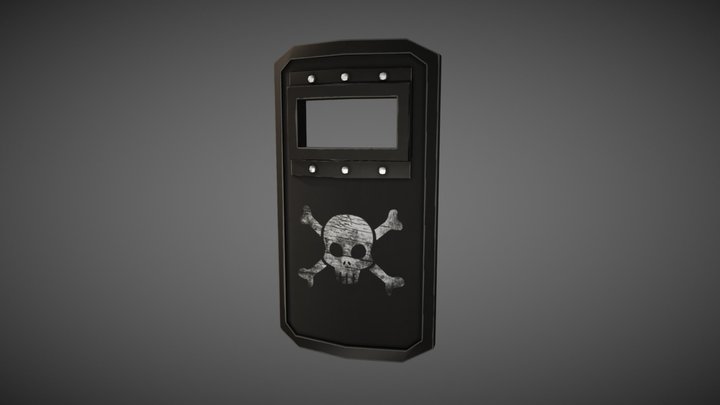 Sentinels of Freedom - Riot Shield 3D Model