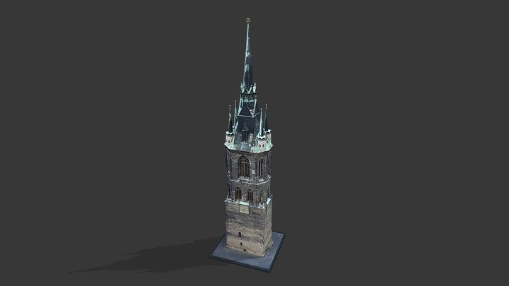 Roter Turm 3D Model